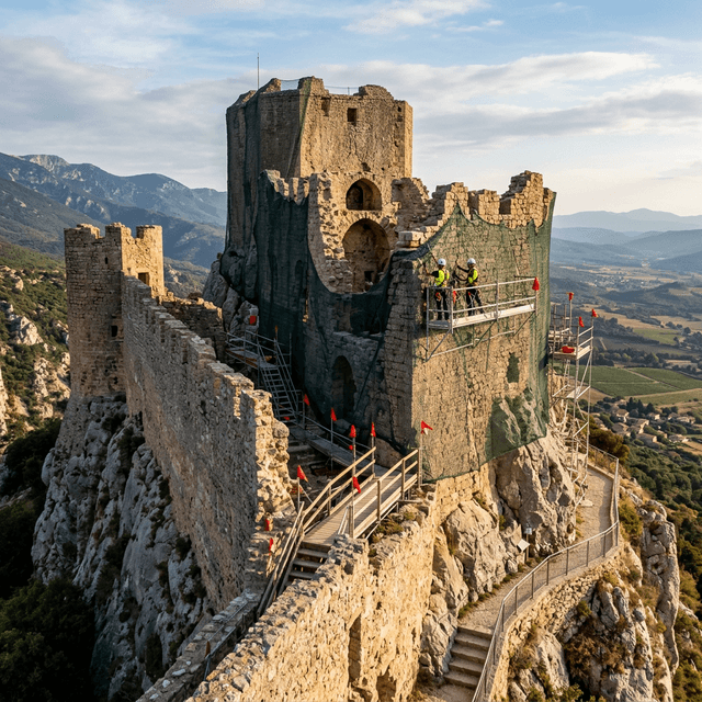 Restauration du Château de Boulbon
